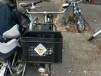 Cortina U4 28 inch damesfiets met brouwerij uiltje krat/bel, Fietsen en Brommers, Fietsaccessoires | Fietsmanden, Ophalen of Verzenden