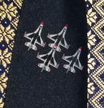 Straaljager stropdas blauw met 4 Thunderbirds US Airforce, Ophalen of Verzenden, Nieuw, Overige typen
