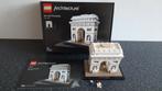 Lego Architecture 21036 Arc de Triomphe (incl. doos), Ophalen of Verzenden, Zo goed als nieuw, Complete set, Lego