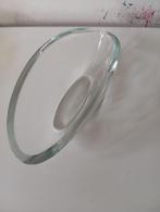 Steuben Art Glass, ovalen, gevouwen kom. Jaren 80,, Ophalen of Verzenden