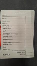 Paperplus consumptie Dranken notitieblok nota's, ., Nieuw, Ophalen of Verzenden, .