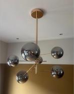 Hanglamp glazen bollen, Huis en Inrichting, Lampen | Hanglampen, Ophalen, Gebruikt, 75 cm of meer