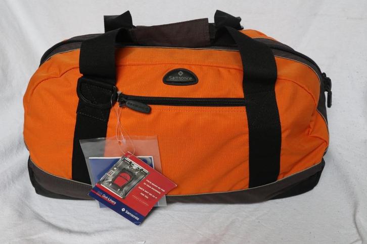 Samsonite sporttas Out-L Duffle 55 – 42,5L – Charcoal/Orange, Sieraden, Tassen en Uiterlijk, Tassen | Sporttassen, Nieuw, Unisex volwassen