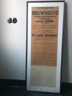 1919; veiling Reek Driehuizen St Catharina Gasthuis Grave, Ophalen