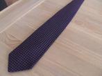 Zijden stropdas (in zeer goede staat) blauw  100% zijde.  Zi, Met patroon, Blauw, Ophalen of Verzenden, Zo goed als nieuw