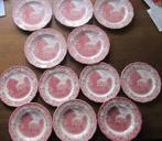 Royal Staffordshire eetborden 12x Romantic England rood, Ophalen, Zo goed als nieuw, Bord(en), Overige stijlen