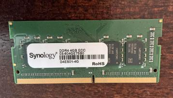 Synology 4GB DDR4 ECC SODIMM Geheugenmodule – Origineel beschikbaar voor biedingen