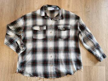 Loavies geruite blouse oversized fit mt S beschikbaar voor biedingen