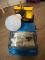 Vintage Tonka Vrachtwagen Lamp met Graafmachine, Ophalen, Gebruikt