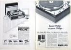 7 vintage advertenties reclames Philips 1965-67 stereo, Verzamelen, Ophalen