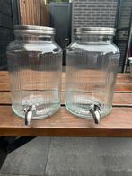 Drankdispenser met Tapkraan - Glas - 5 L, Ophalen, Zo goed als nieuw