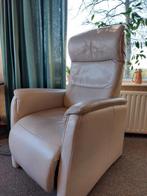 Witte Hukla relax fauteuil, Huis en Inrichting, Fauteuils, Ophalen, Zo goed als nieuw, 50 tot 75 cm