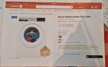 Bosch Wasmachine (1.5jr) - WGG24409NL - Puttershoek beschikbaar voor biedingen