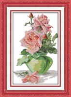 # Nieuw compleet borduurpakket; Romantic roses #, Ophalen of Verzenden, Nieuw, Handborduren, Borduurpakket