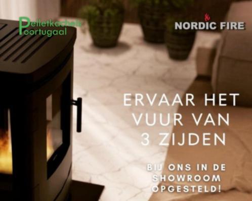 De Nordic fire Fenna staat in de showroom!, Huis en Inrichting, Kachels, Nieuw, Vrijstaand, Pelletkachel, Overige brandstoffen