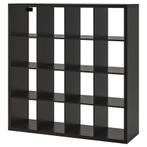 KALLAX
Open kast, zwartbruin, 147x147 cm incl. Manden, Ophalen, Zo goed als nieuw