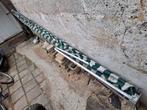 Zonnescherm  6 m breed en 3 m uitval kan ook bezorgd worden, Ophalen, Gebruikt, 450 cm of meer, Knikarmscherm