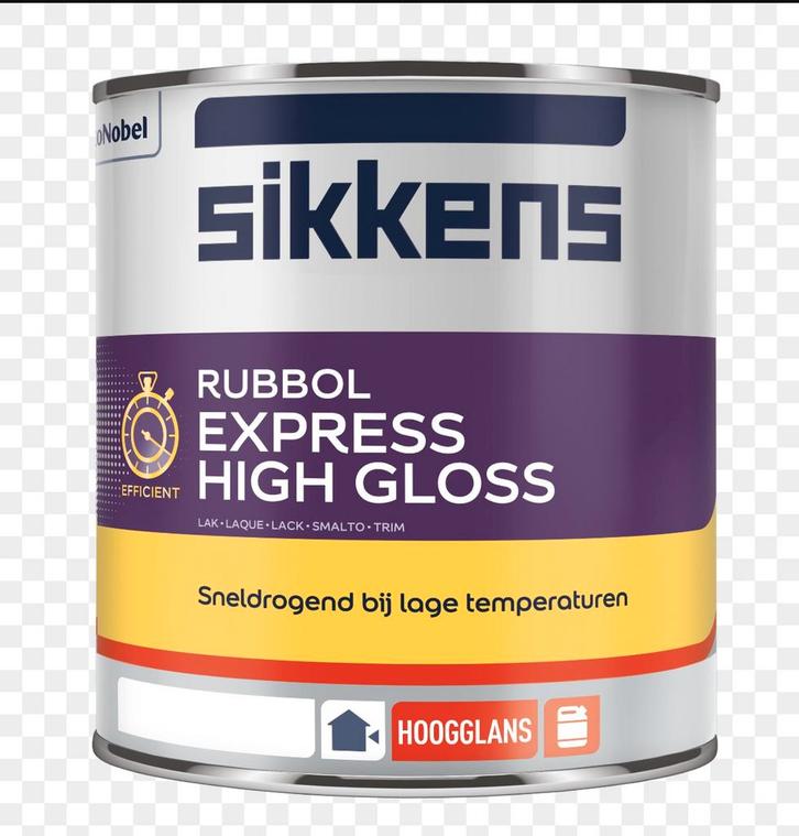 Sikkens Rubbol Express RAL6009 dennengroen Hoogglans Lak 1 l, Doe-het-zelf en Verbouw, Verf, Beits en Lak, Nieuw, Lak, Groen, Ophalen