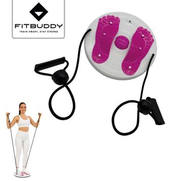 FitBuddy Twister Board met Handvaten en Elastieken  beschikbaar voor biedingen
