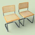 2 Cesca Thonet stoelen, riet/rotan, jaren 80, Huis en Inrichting, Stoelen, Gebruikt, Twee, Bruin, Huysmans