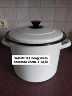 Mooie Geëmailleerde Wasketel - Vintage Look, Ophalen, Gebruikt, Overige materialen, Kookpan of Snelkookpan