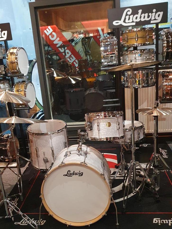 Ludwig Continental Club Hybride Cherry: shellset, Muziek en Instrumenten, Drumstellen en Slagwerk, Nieuw, Ludwig, Ophalen of Verzenden