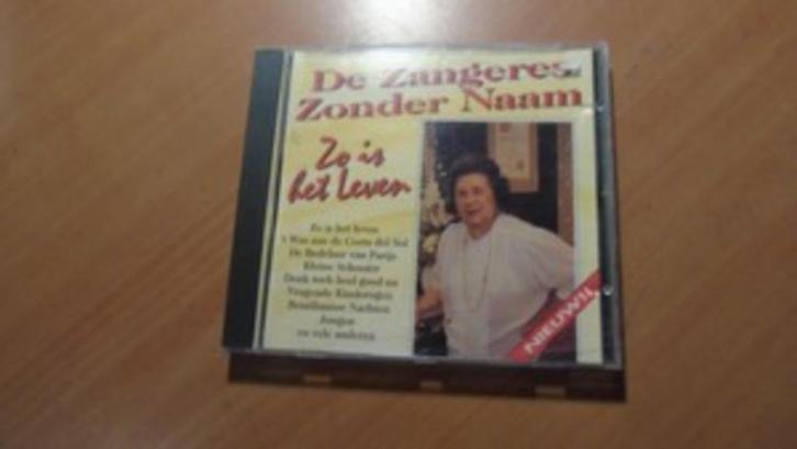 CD De Zangeres Zonder Naam - Zo is het leven, Cd's en Dvd's, Cd's | Nederlandstalig, Zo goed als nieuw, Levenslied of Smartlap