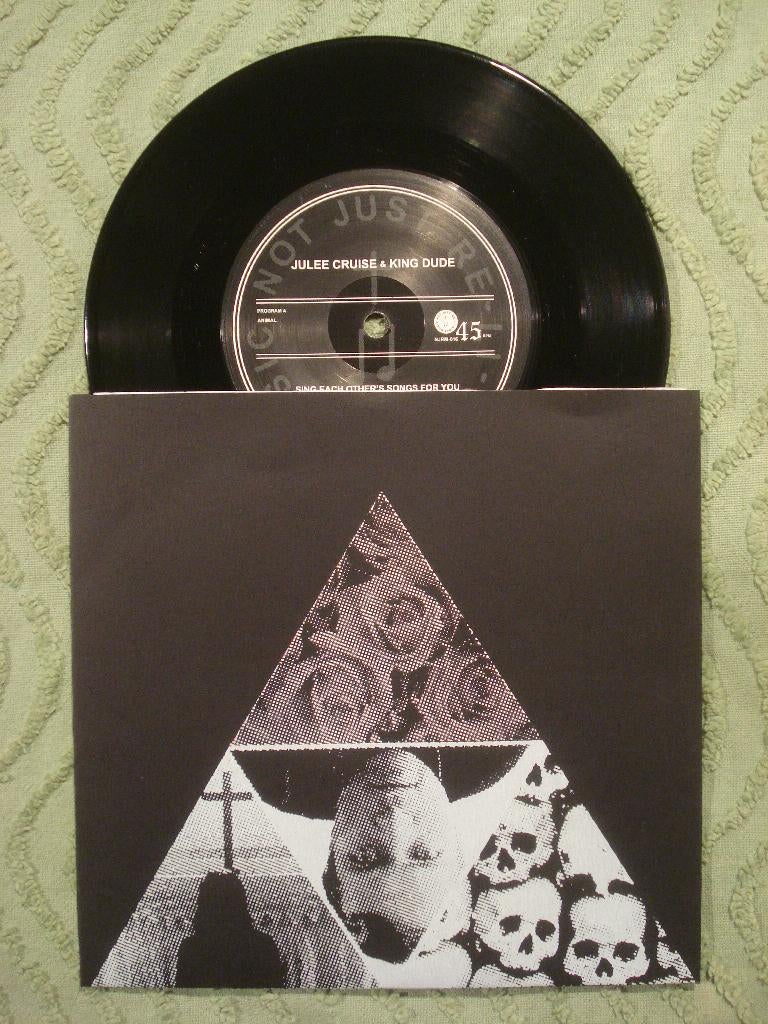 Julee Cruise & King Dude 7": Sing each other’s song for you, 7 inch, Single, Ophalen of Verzenden, Zo goed als nieuw