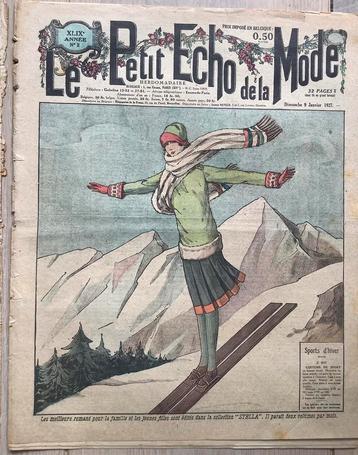 3 x magazine Le petit echo de la mode 1927 en 1937