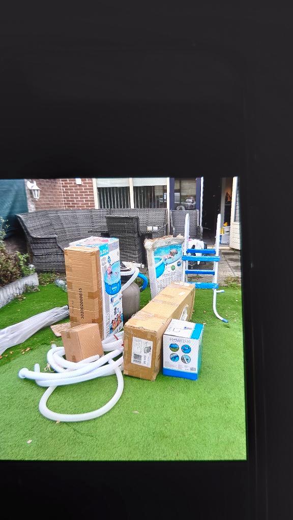 zwembad, Tuin en Terras, Zwembaden, Gebruikt, Opzetzwembad, Minder dan 80 cm, 200 tot 400 cm, 300 cm of meer, Rond, Ophalen