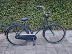Matzwarte omafiets met terugtraprem, Fietsen en Brommers, Fietsen | Dames | Omafietsen, 50 tot 53 cm, Ophalen, Gebruikt
