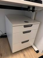 IKEA Galant ladeblok wit met cijferslot, Ophalen, Minder dan 50 cm, Zo goed als nieuw, 3 of 4 laden