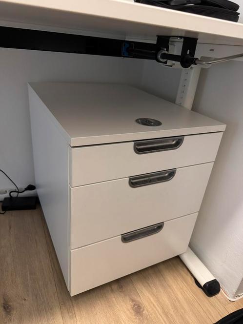 IKEA Galant ladeblok wit met cijferslot, Huis en Inrichting, Kasten | Ladekasten, Zo goed als nieuw, Minder dan 100 cm, Minder dan 50 cm
