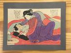 Antieke Japanse shunga houtblok prent, Verzenden