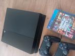 VERSE Playstation 4 slim, Ophalen of Verzenden, Zo goed als nieuw, Met 2 controllers, Slim