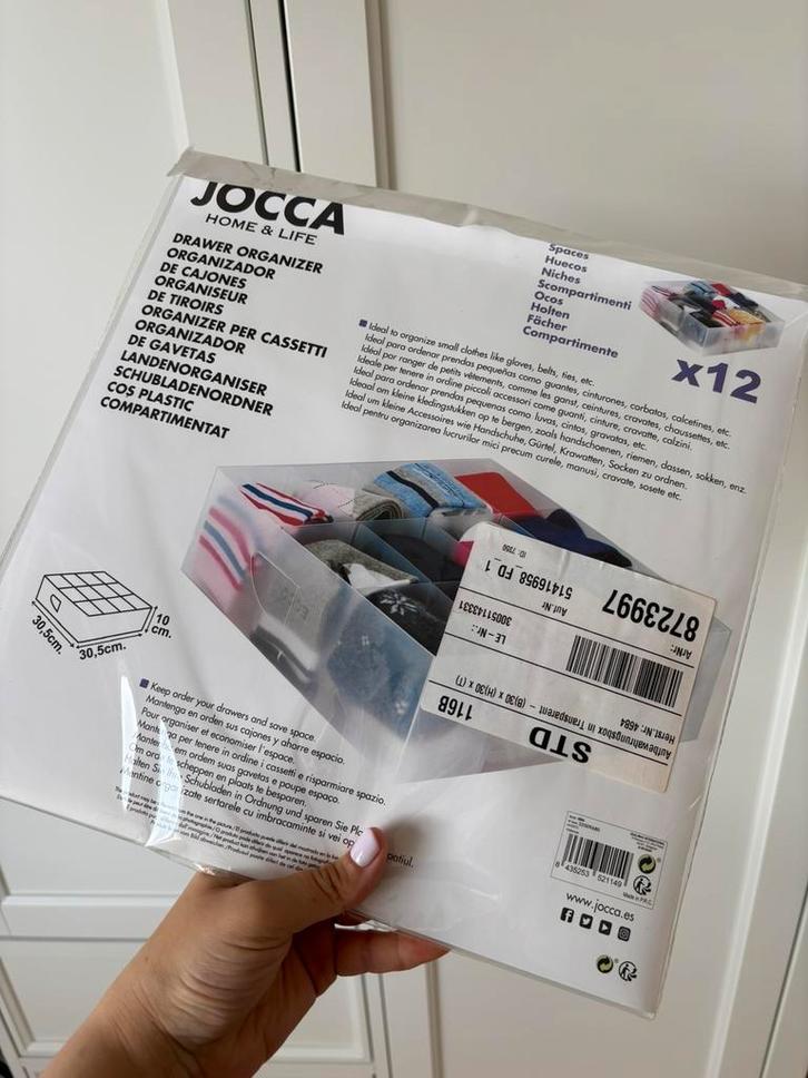 Jocca lade-organizer – 12 vakken, Kleding | Dames, Kledinghangers, Nieuw, Ophalen of Verzenden