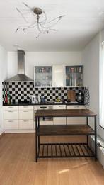 keukeneiland met groot werkblad, 120 x 60 x 90, Huis en Inrichting, Keuken | Keukenelementen, 100 tot 150 cm, Bruin, Ophalen of Verzenden