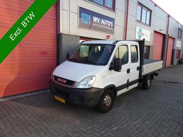 Iveco Daily 29 L 14 D 345 dc 7 pers airco openlaadbak beschikbaar voor biedingen