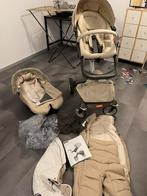 Stokke kinder wagen xplory beige sand kleur, Zo goed als nieuw, Combiwagen, Verstelbare duwstang, Ophalen