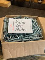 Partij van 400 schroeven, 50 tot 100 mm, Gebruikt, Schroeven, Ophalen of Verzenden