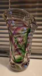 Vintage Kristalunie Maastricht Max Verboeket Vaas, Ophalen of Verzenden