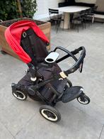 Bugaboo Buffalo kinderwagen compleet: zwart + rood, Ophalen, Gebruikt, Bugaboo, Combiwagen