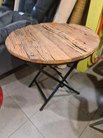 Nieuwe eettafel rond 80cm sleeperwood bistro model €110, Ophalen, ., Rond, Nieuw