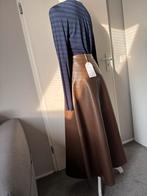 Vegan leren rok met zakken - Maat XS (valt als S), Kleding | Dames, Rokken, Bruin, Nieuw, Ophalen of Verzenden, Maat 36 (S)