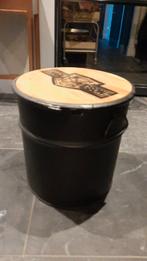 Bijzettafel Mancave olietank in Harley stijl HD, Minder dan 45 cm, Minder dan 55 cm, Rond, Ophalen of Verzenden