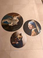 Muurcirkels/wandcirkel schilderij aluminium Vermeer,Asselijn, Ophalen