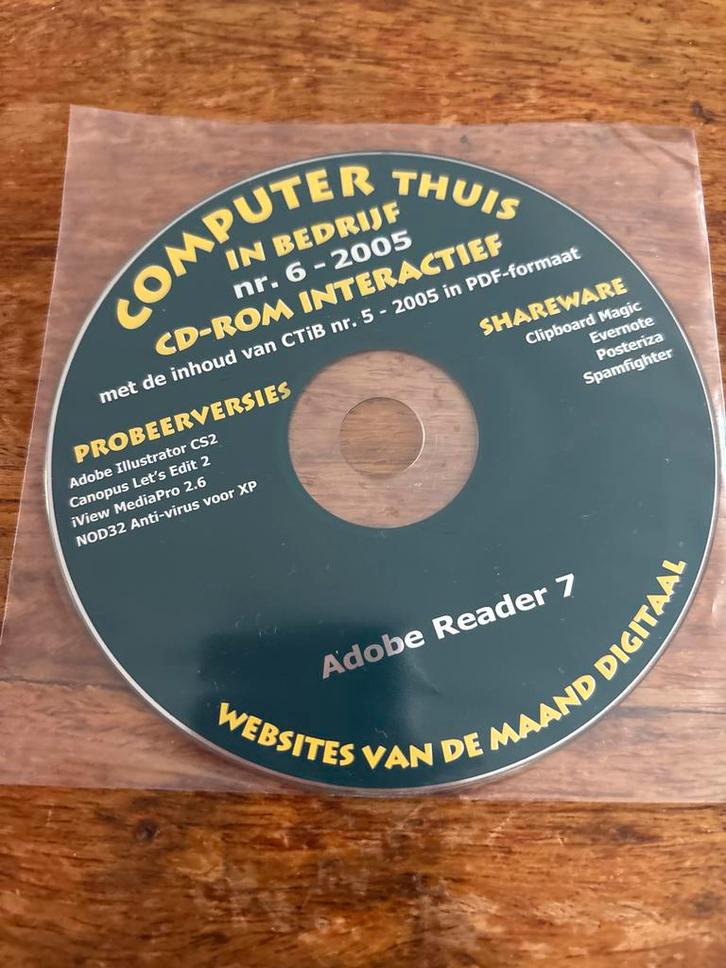 Computer Thuis CD-ROM Interactief 6-2005, Computers en Software, Antivirus- en Beveiligingssoftware, Gebruikt, Windows, Ophalen of Verzenden