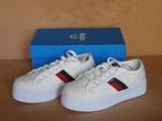 Nieuwe mooie Canvas sneakers MTNG wandelschoenen mt 37 wit, MTNG, Wit, Nieuw, Ophalen of Verzenden