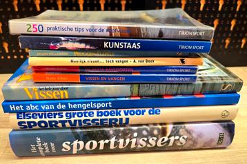 Stapel hengelsportboeken E20.- beschikbaar voor biedingen