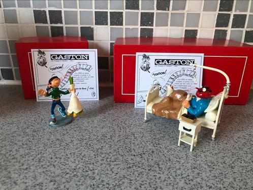 Pixi Demesmaeker in het ziekenhuisbed + Gaston Bouquet, Verzamelen, Stripfiguren, Beeldje of Figuurtje, Asterix en Obelix, Ophalen of Verzenden